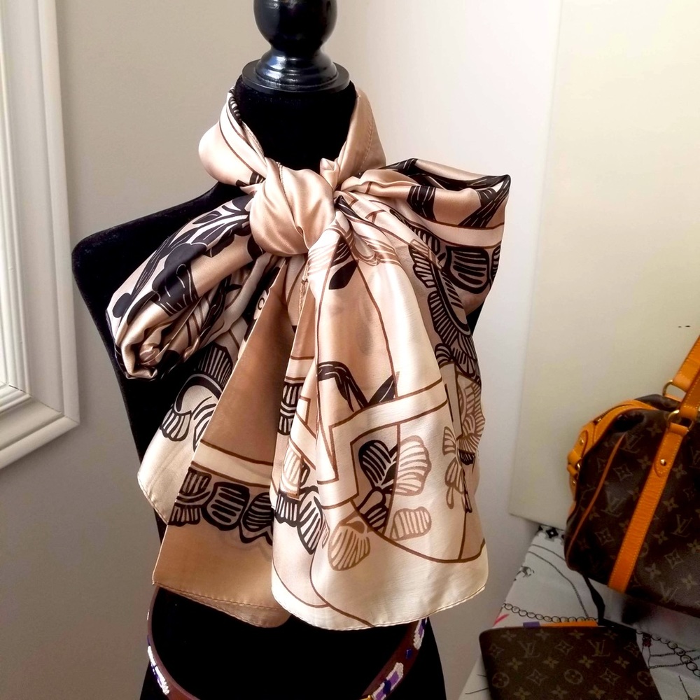 Silk fashion scarf